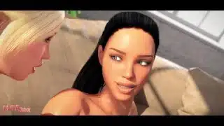 Futa3dX – Big Dicked Futa Blonde Shoves Her Huge Cock In Busty Brunette