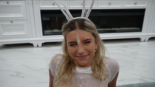 Shy 18 Year Old College Freshman Gets Throat Fucked After Party