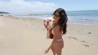 Brother’s wife takes me to nude beach and CHEATS on her husband – Cami Strella x Lev Lieben