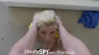 NANNYSPY Horny Nympho Nanny Does It All To Get The Job