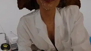 CUM Addicted Nurse Swallows Your Load