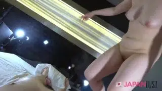 Cute Petite Japanese Teen Pussy Crempied During Interview