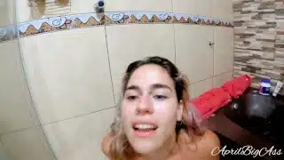 drinking pee in shower, deep throat, cum swallow and gargle cum ending, extras -4k 60fr-