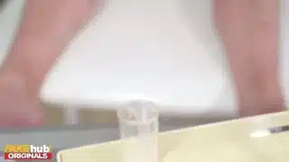 FAKEhub – slutty nurse with big tits collects cum samples in her pussy before anal sex