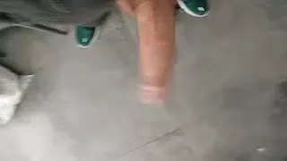 Horny Pig Pisses in a Cup and then Jerks off and Cums in the Piss