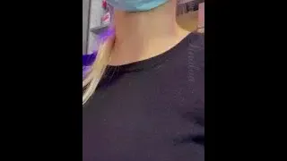 STRANGER CHALLENGE – I ask a stranger to fuck me in the stockroom of a pizzeria