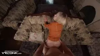 VR Conk: Blonde MILF Ashley Graham Fucks In Ripped Tights In Resident Evil 4 Cosplay Parody