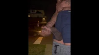 2AM Public B8! Walking Home From The Club