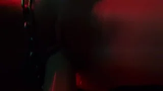 Bound girl with delicious oiled shapes has multiple wet trembling orgasms by fuck machine