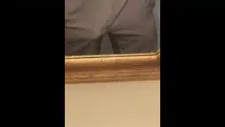 Boyfriend has a hands free orgasm with a full bladder!!
