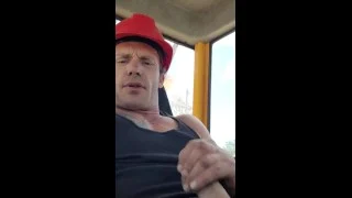 Construction workers strokes thick cock to his wyld thoughts. Can u cum with me?