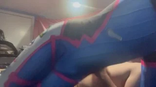 Cosplay: DVA gets fucked by daddy( unedited vid on only fans thustin69)
