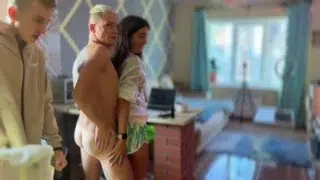 №3.70 Russian students are going to fuck a sex bitch in all holes