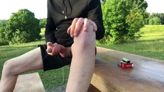 Germany. Where people are in such a hurry that no one notices the masturbating jogger.