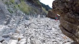 Outdoor Sex. Nudist girl masturbates, pisses, sucks cock and swallows cum