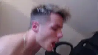 Twink Gets his ass ruined by Friends Big Dick