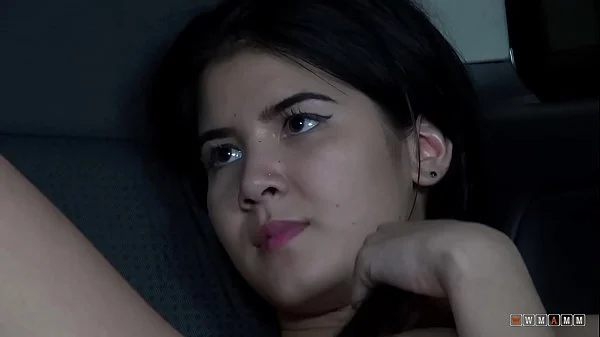 18yo Czech Cutie Got Herself A Free Ride For Rubbing Her Burning Hot Cunt