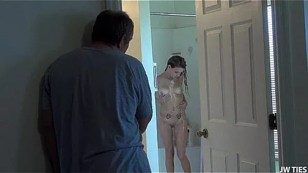 Hope Harper Catches Stepdaddy Peeping And Fucks Him