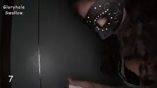Megan at the Gloryhole