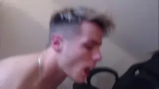 Twink Gets his ass ruined by Friends Big Dick