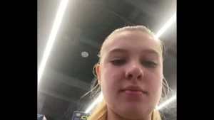 Masturbate and creampie in changing room