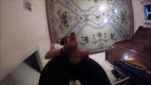 mi sego il mio palo di pelle pensando ad una amica!