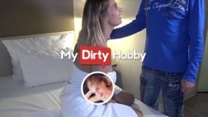 MyDirtyHobby – Blonde amateur blows a horny guy