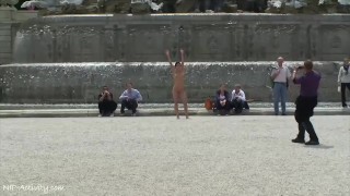 Slim Teen Daina Naked In Public