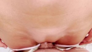 Stepmom caught stepson with a boner and helped him quickly cum on her pussy while her husband was at