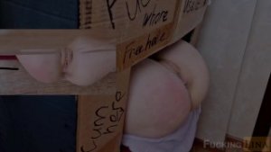 Tight pussy in Glory Hole was fucked 3 times