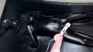 Vacbed + Lube + Bad Dragon Nox Dildo + Wand = Multiple Orgasms for Miss Perversion