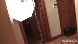 BTS Solo Jerk With BBC Hunk Adam – Maskurbate