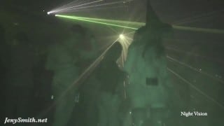 Crazy Halloween bottomless. Upskirt and real  video by Jeny Smith