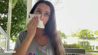 Cum on my face, milk and donuts!