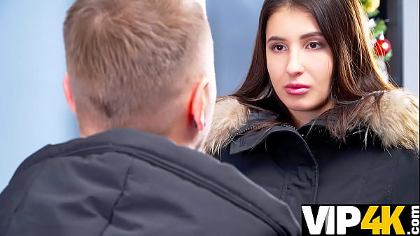 DEBT4k. Beauty isn’t able to hide from collector and has to satisfy him