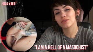 Ersties – Geeky Slut Inserts a Toy into Her Pussy