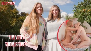 Ersties – Hot Lesbian Babes Use a Blindfold During Sex