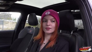 GERMAN SCOUT – Loud First Anal Sex at Pickup Casting with Skinny Redhead Teen Foxy Icegram