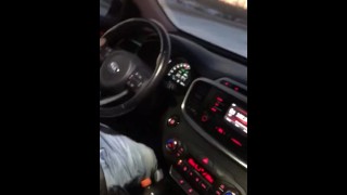 Jerking each other off on the highway for truckers