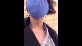 OtakuJennii trying out her new vibrating panties at the grocery store! HD (Vertical Video)