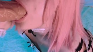 POV | Virtual sex with maid Ram (ReZero cosplay, asmr ,multiple cum)