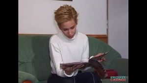 Melinda, Teen and Blonde in the Private Casting’s Couch