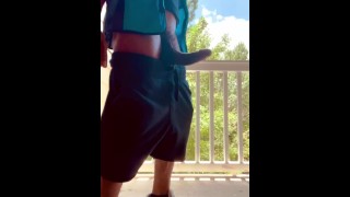 BBC Amazon Delivery Driver Public Stroke and Nut