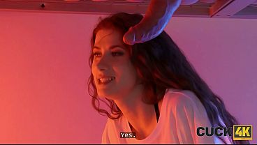 CUCK4K. Sex while husband is right under us…