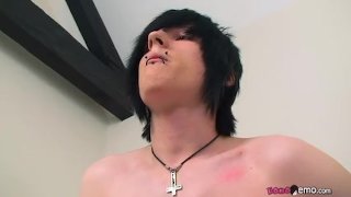 Hot Emo Josh Osbourne Explosive Wank Off