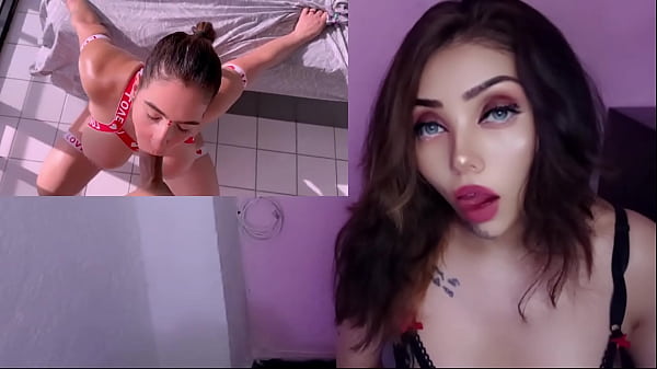 Masturbandome con la culona YiniLeon en una dura sesion de sexo