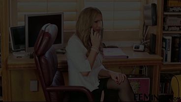 FEMINGE 4K – Job Candidate Having Her Pussy Licked During the Interview!
