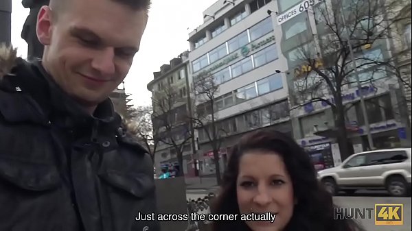 HUNT4K.Hunter finds greedy whore Jocelyne Z on Vaclav’s square in Prague