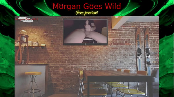 MorganGoesWild – Wanking on TV — F.r.e.e  p.r.e.v.i.e.w.!