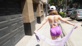 Paseo con mexicana fitness por la cdmx y le rompo el culo en mi departamento